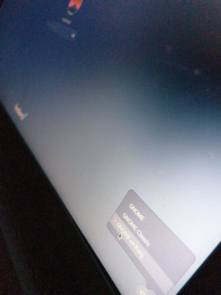 Xorg on Gnome